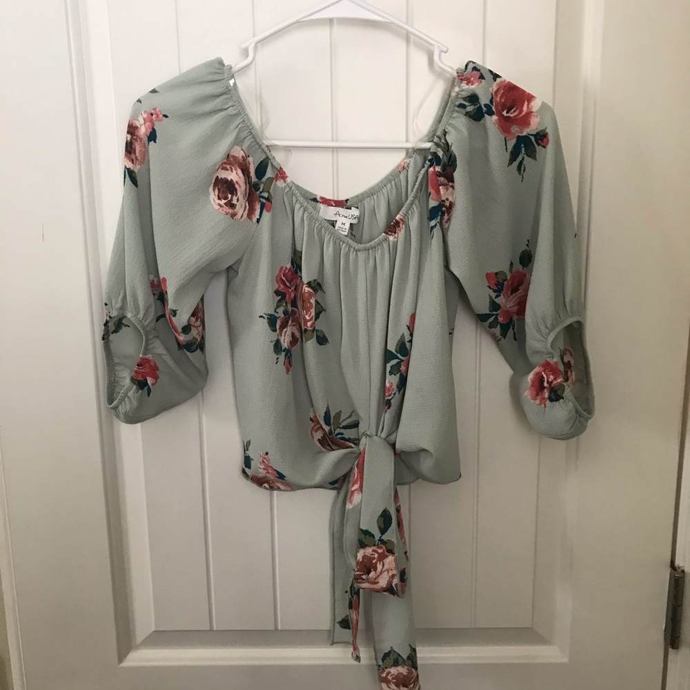 Floral Crop Top